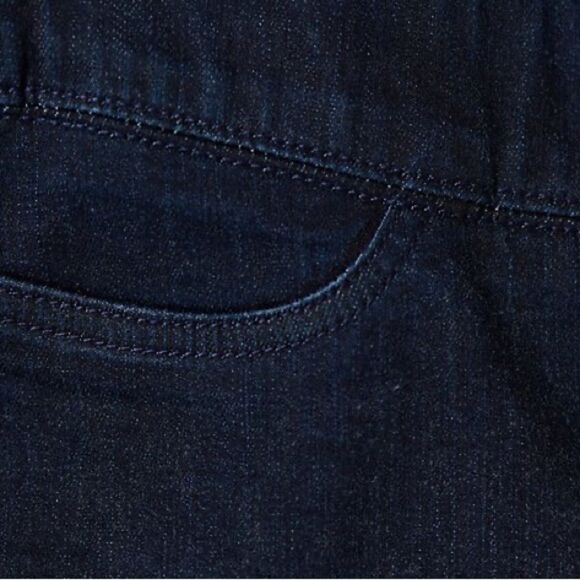 Denim & Co. Cozy Touch Denim Petite Pull-On Jeggings - Picture 3 of 5